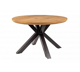 RITMO étkezőasztal, tölgy/fekete