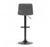 Barová židle, šedá, ekokůže,AUB-806 GREY3