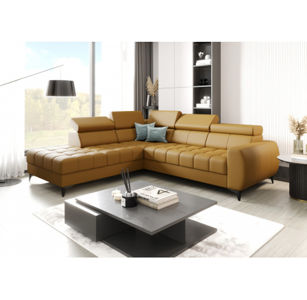 NAROŻNIK PORTO SKÓRA NATURALNA 225x255 CM - lewa , Skóry naturalne - Wybierz swój kolor