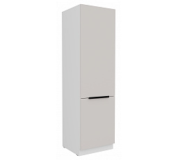 Kuchyňská skříň COMBO - 60 LO-210 2F, Bílá/Kašmír