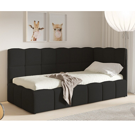 TUNIS ágy 200 x 90, magas oldalfal, Kronos 7, jobb oldali TUNIS ágy 200 x 90, magas oldalfal, Kronos 7, jobb oldali