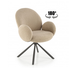 Forgó étkezőszék K498, Cappuccino/Fekete