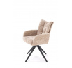 Forgó étkezőszék K540, Bézs/Fekete