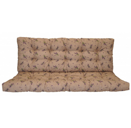 Polstr na zahradní houpačku 160 cm - látka levandule