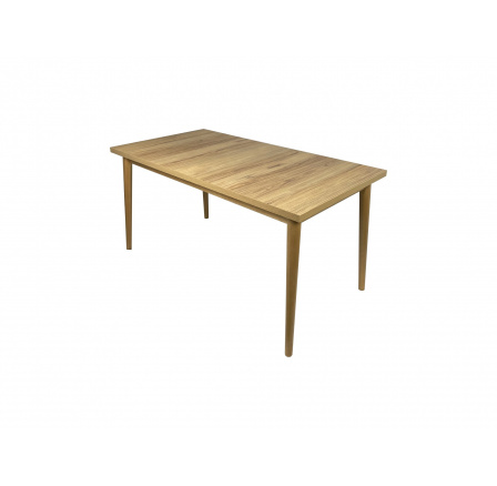150x80+40 BERGEN Laminat Prostokąt Nogi Okrągłe 150x80+40 BERGEN Laminat Prostokąt Nogi Okrągłe