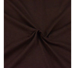 Jersey prostěradlo tmavě hnědé 100x200