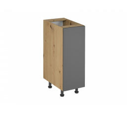 Konyhai alsó szekrény Langen D30, szürke/tölgy artisan