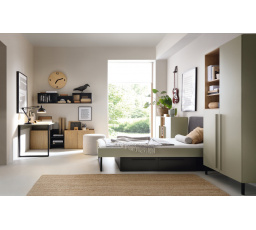 SERGIO 1 gyerekszoba, Eukaliptusz/Baltic Dune Tölgy/Fekete Onyx