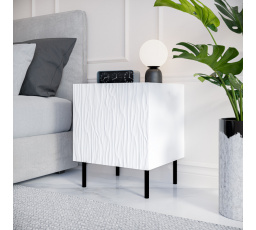 JUNGLE szafka nocna (2 szt. ) biały mat/ biały mat