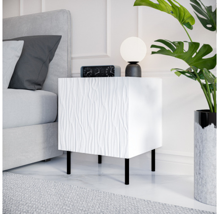 JUNGLE szafka nocna (2 szt. ) biały mat/ biały mat