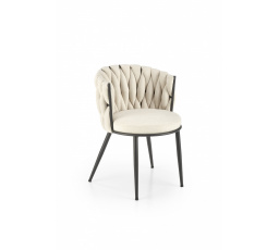 Étkezőszék K516, világos bézs/Fekete