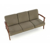MILANO 3S kanapé, Olíva Castel 38/Sötét Dió