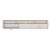 AMILIO RTV 200 1K2SZ - cashmere / dąb olejowany / uchwyty dąb jasny