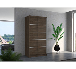 Tolóajtós szekrény RIVA 100 Choco+Choco