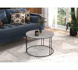 NOEL dohányzóasztal Fekete+Beton