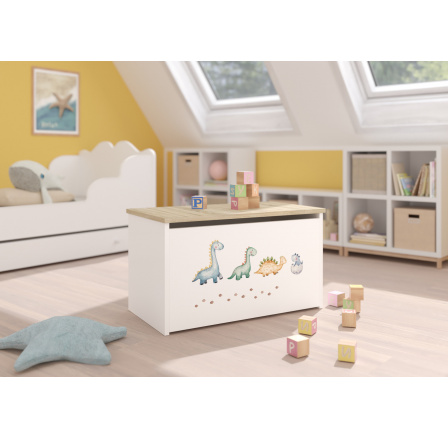 DARIA White+Sonoma játéktároló láda