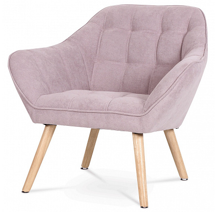 Křeslo, růžová, látka, AK-321 PINK2