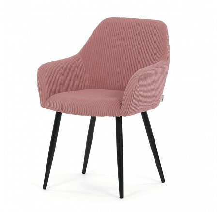 Étkezőszék, rózsaszín, kordbársony anyag, DCH-V4009 PINK6 Étkezőszék, rózsaszín, kordbársony anyag, DCH-V4009 PINK6