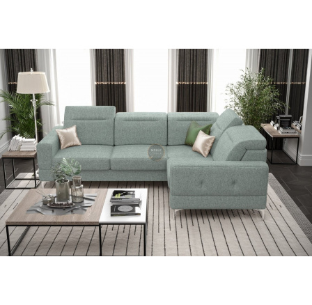 NAROŻNIK MALIBU 250X180 CM - prawa , Odcienie miętowego NAROŻNIK MALIBU 250X180 CM - prawa , Odcienie miętowego