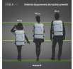 Többfunkciós vákuumos hátizsák Chairs Backpack Air, szürke