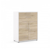 Komoda OFFICE 80400/103, Bílá/Dub sonoma