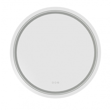 LED világítással ellátott tükör DOVER 80, Ezüst