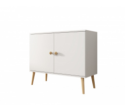 Deri komód Fehér+Fehér