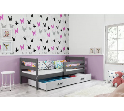 ERYK PARTEROWE RAMA GRAFIT SZUFLADA BIAŁY 80 X 190 KPL