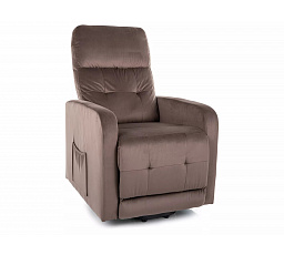 Kinyitható fotel OTUS II VELVET, Cappuccino Bluvel 38