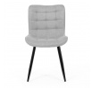 Jídelní židle, šedá, látka, HC-462 SIL2