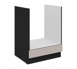 Dolní skřínka ARONA - 60 D GAZ BB, Černá mat/Kašmír