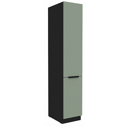 Kuchyňská skříň ARIA - 40 DK-210 2F, Černá/Aquamarine