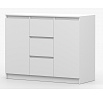 SOLO komód - 2D3S, Fehér Matt
