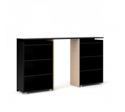 Čelo postele SIMPLICITY 133, Černý mat