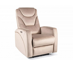 Állítható KRONOS VELVET fotel, Bézs Bluvel 40