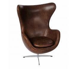 Sötétbarna vintage Prémium Tojásfotel