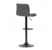 Barová židle, šedá, ekokůže,AUB-806 GREY3