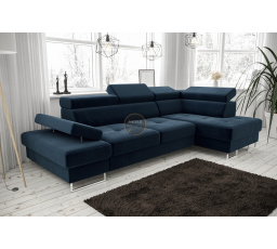 NAROŻNIK GALAXY MINI 170x280 - Odcienie granatu , prawa