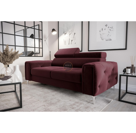 SOFA ORION II 185 CM - Odcienie bordowego