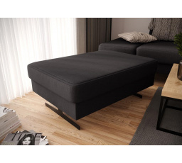 PUFA EMPORIO 100x70 CM - Odcienie ciemnego popiela