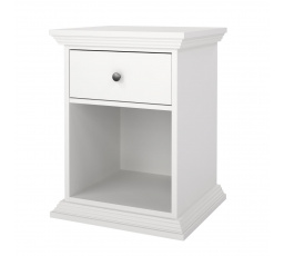 Noční stolek Norby 330, bílá