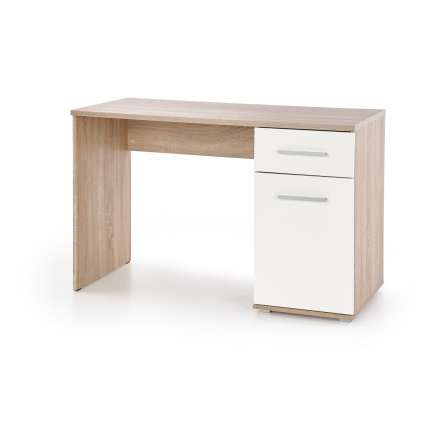 LIMA B-1 íróasztal, sonoma tölgy/fehér