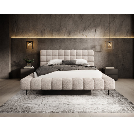 Bed Magentta + metal frame/ gas lift / bedding box 140x200 Royal 18 1