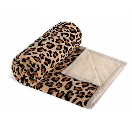 Deka micro jednolůžko 150x200 cm leopard