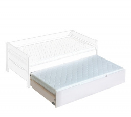 Alsó ágy fiók tárolóhellyel BORYS B3 - Korpusz színe: fehér fenyő