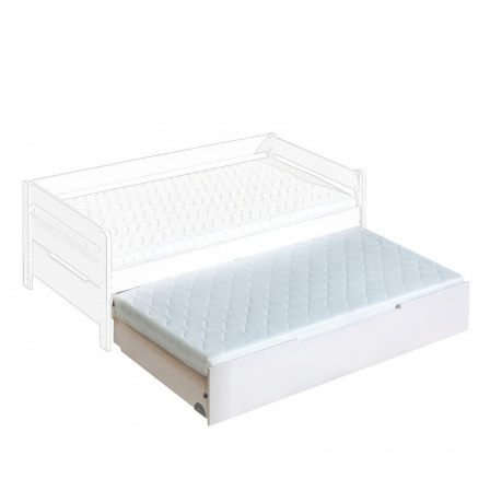 Alsó ágy fiók tárolóhellyel BORYS B3 - Korpusz színe: fehér fenyő