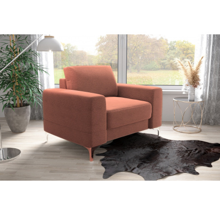 FOTEL ARIA 112 CM (ODCIENIE TERAKOTY)WID 52- SZYBKA WYSYŁKA