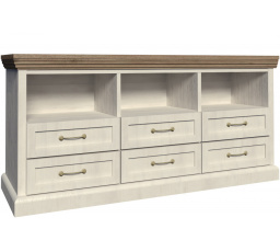 ROYAL RS TV-állvány, Északi fenyő + Vad tölgy