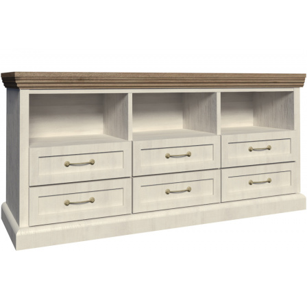 ROYAL RS TV-állvány, Északi fenyő + Vad tölgy