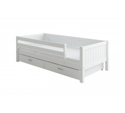 Postel se zábranou a úl. prostorem Romantic 444 bílá